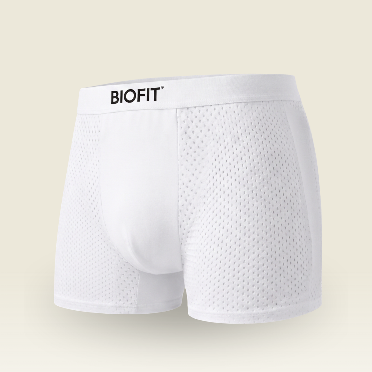 BIOFIT® Essentials Boxer Trunks White