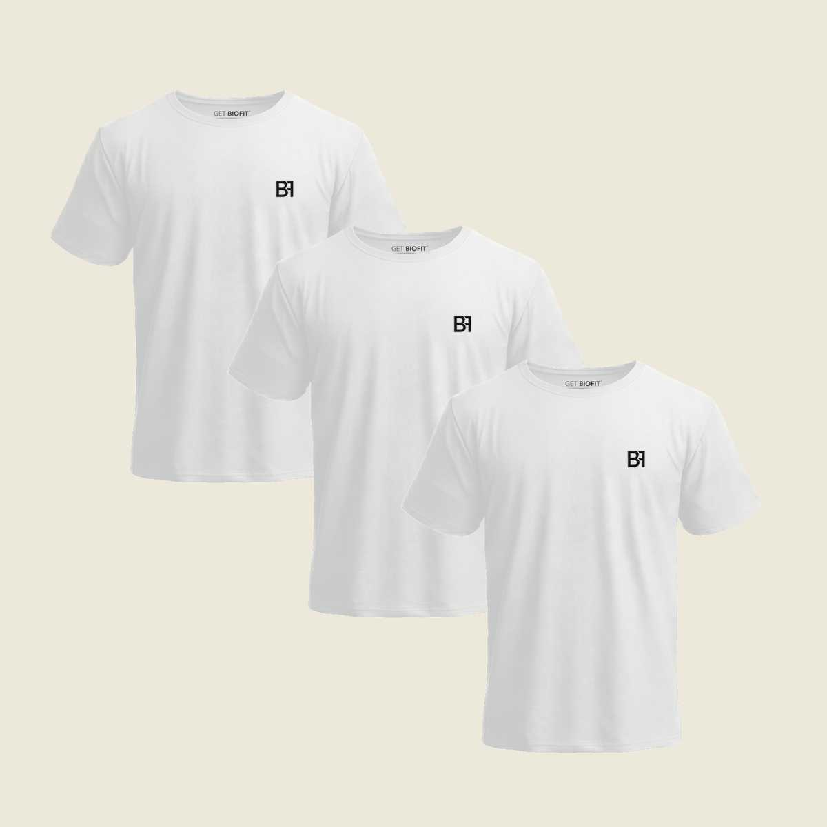 BIOFIT® T-Shirt – The All White 3