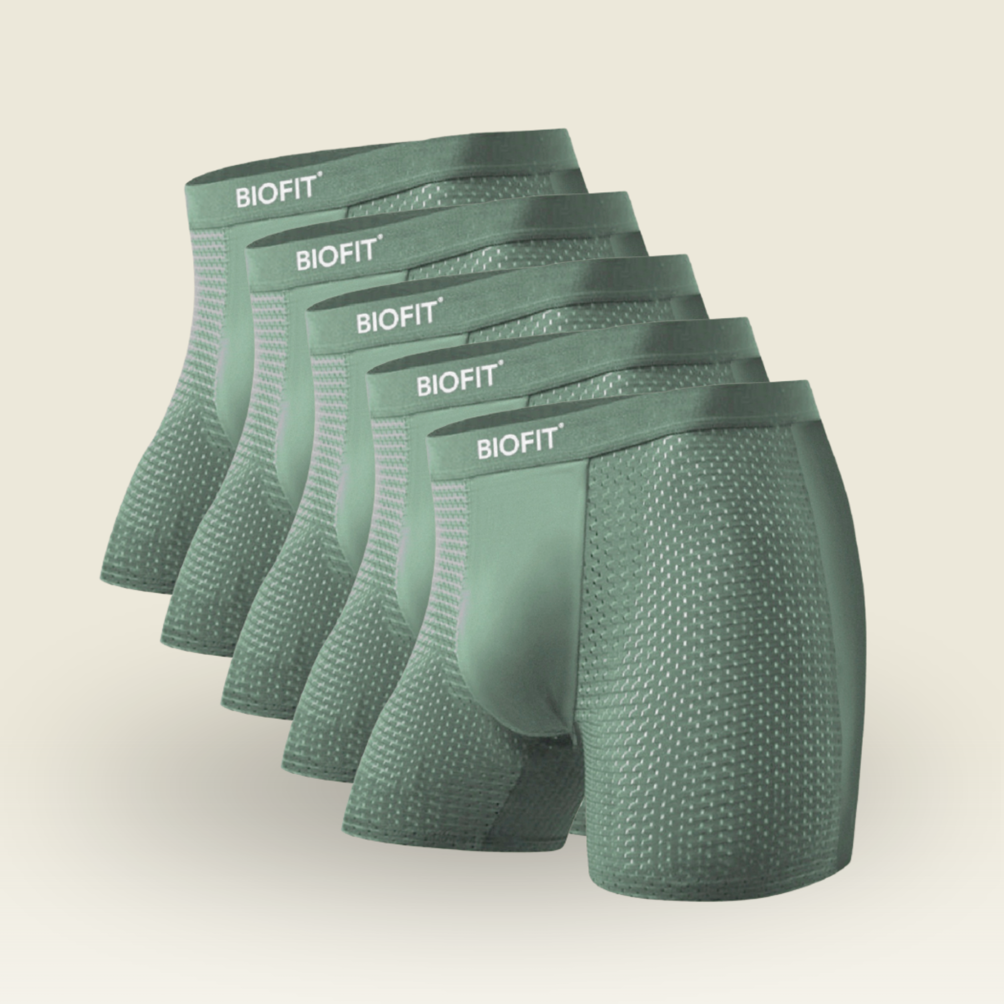 BIOFIT® Essentials Boxer Trunks Green