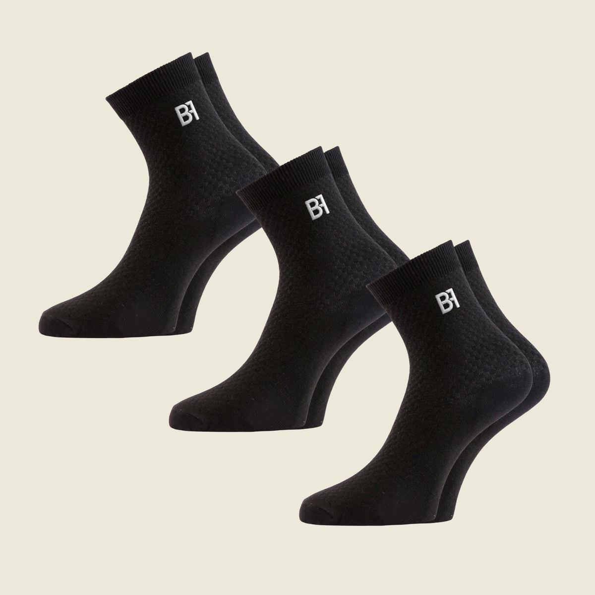 BIOFIT Bamboo Socks – The All Black 3