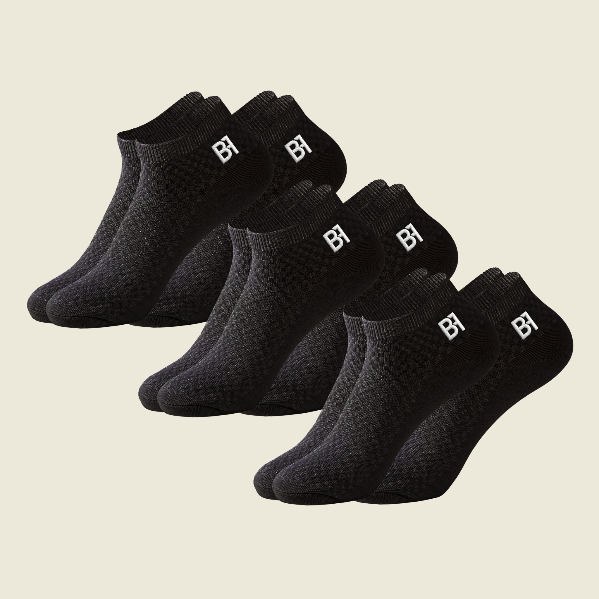 BIOFIT Bamboo Socks – The All Black 6