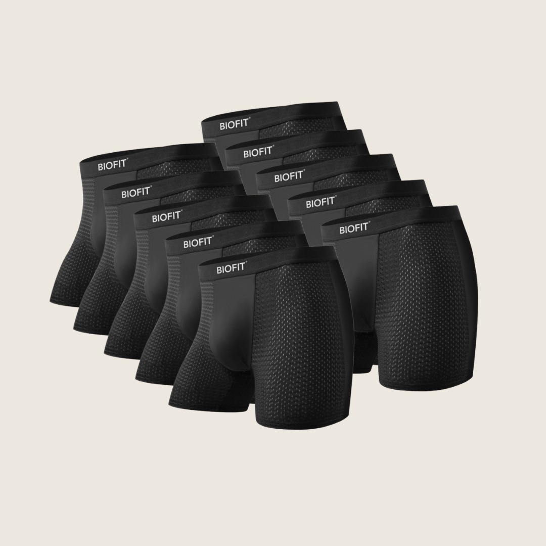 BIOFIT Essentials Boxers 5-Pack Black | + 5 FREE