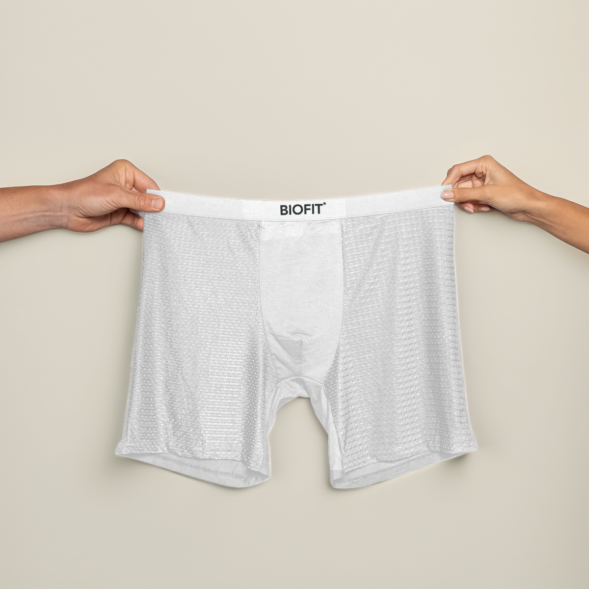 BIOFIT® Essentials Boxer Trunks White