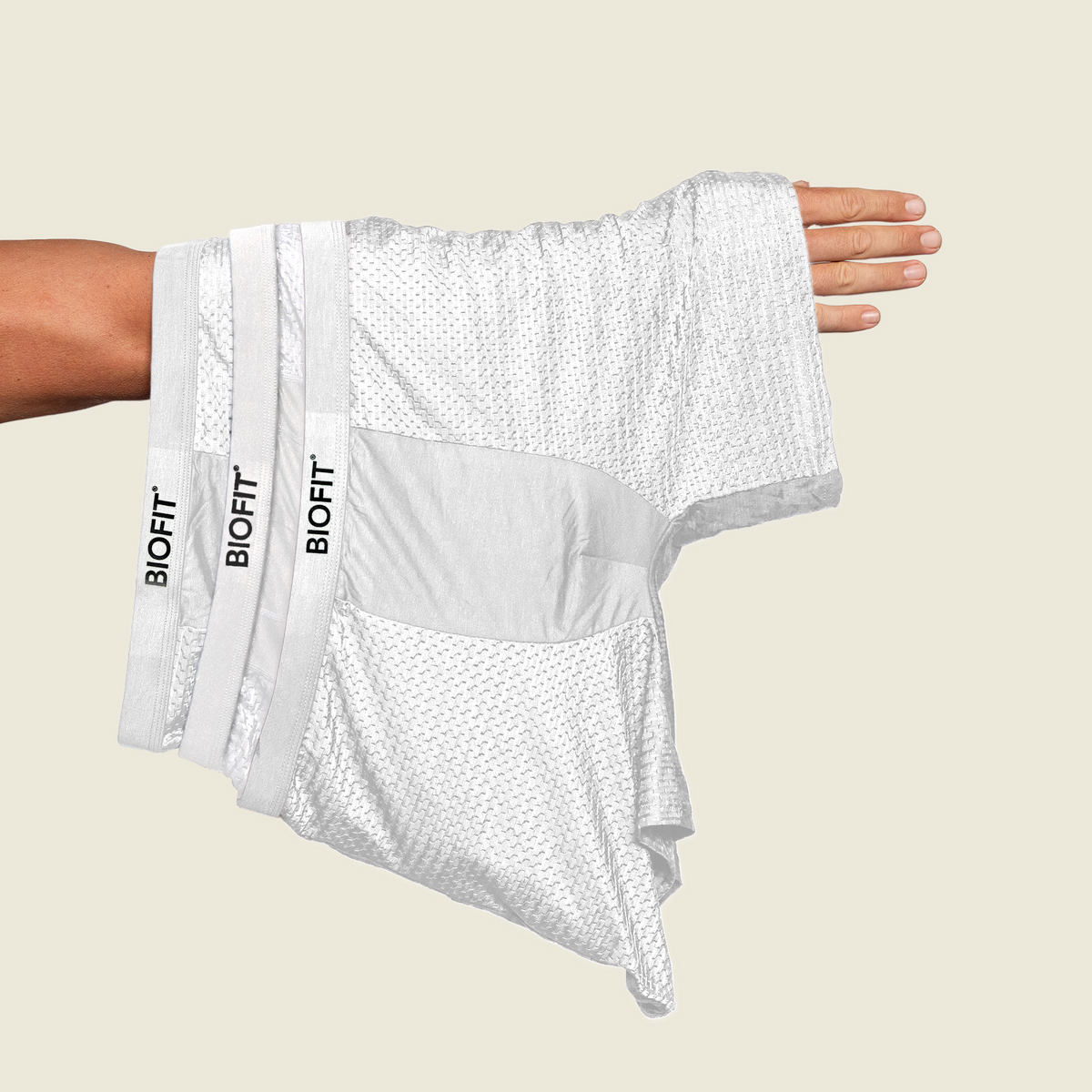 BIOFIT® Essentials Boxer Trunks White