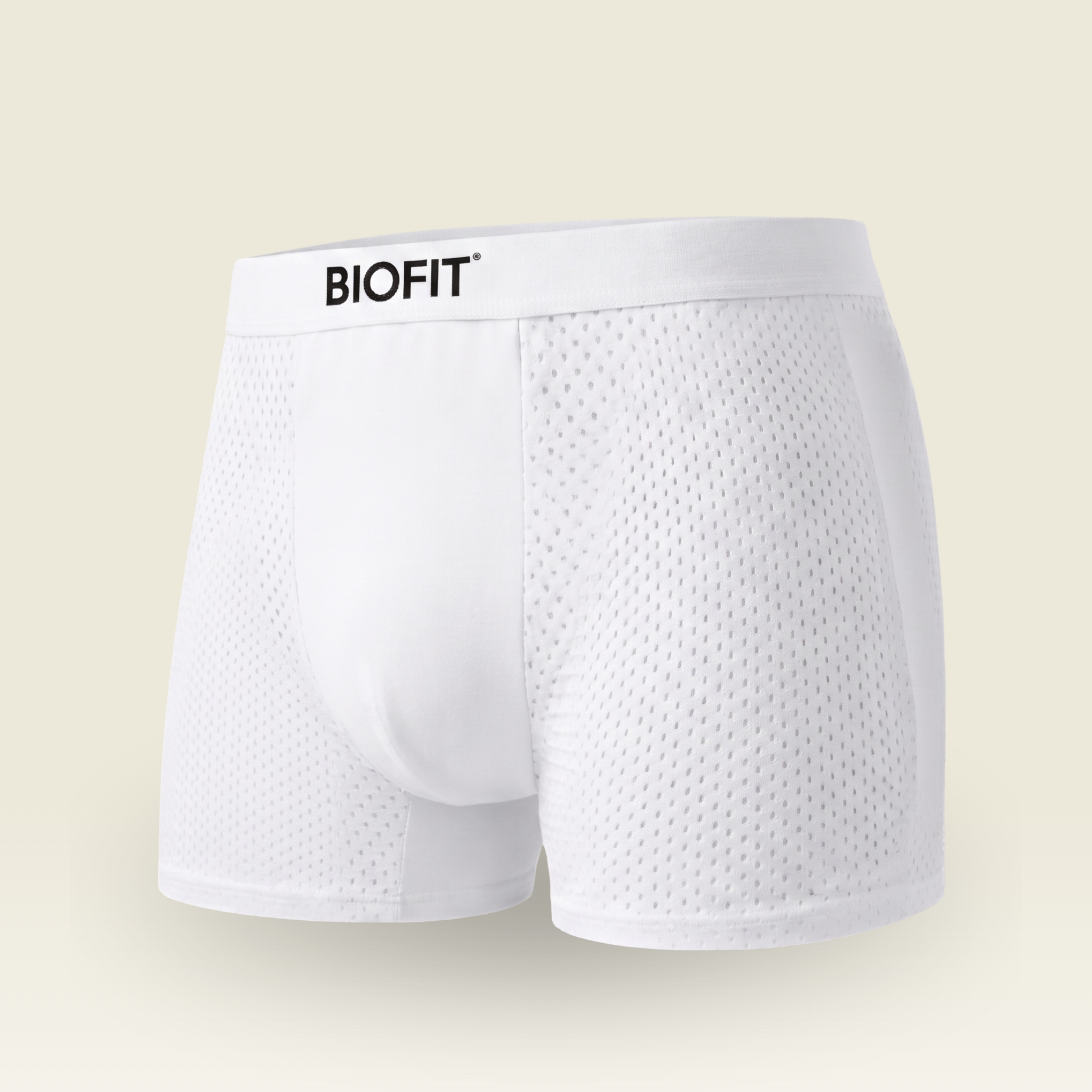BIOFIT® Essentials Boxer Trunks White