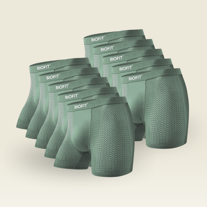 BIOFIT Essentials Boxer Briefs Green | 5 Pack + 5 FREE