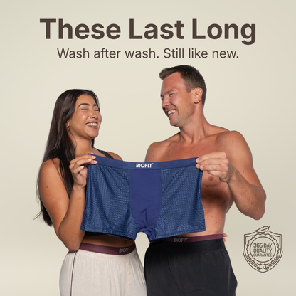 BIOFIT® Essentials Boxer Trunks 5-Pack Blue | + 5 FREE