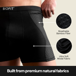 BIOFIT® Origins Black Boxers 5-Pack