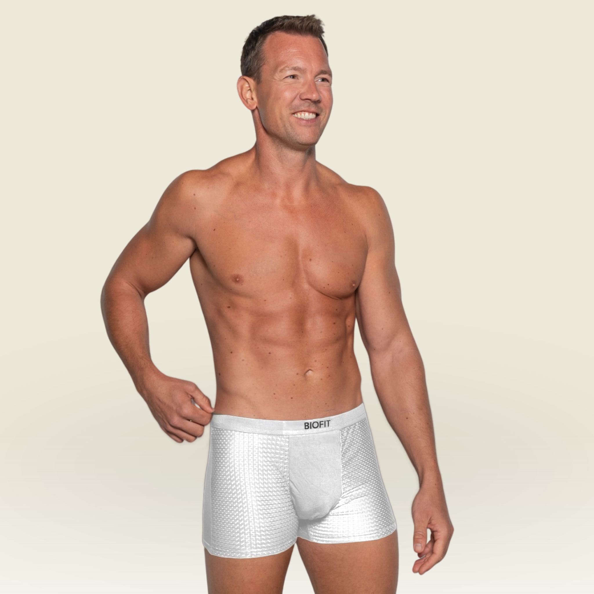 BIOFIT® Essentials Boxer Trunks White