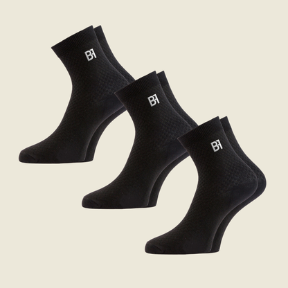 BIOFIT Bamboo Socks – The All Black 3