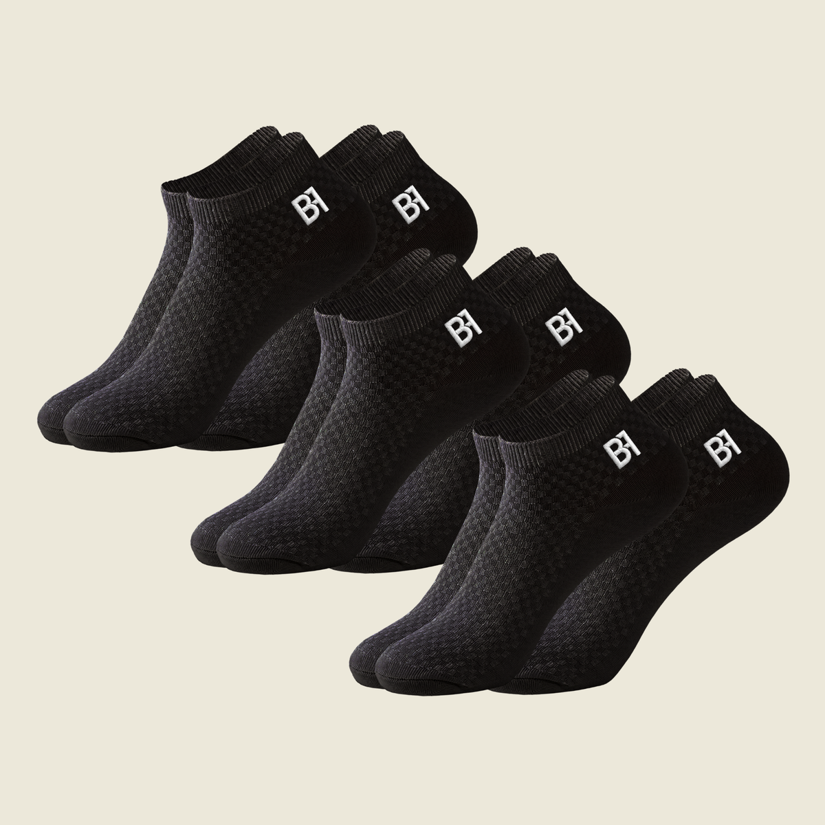 BIOFIT Bamboo Socks – The All Black 6