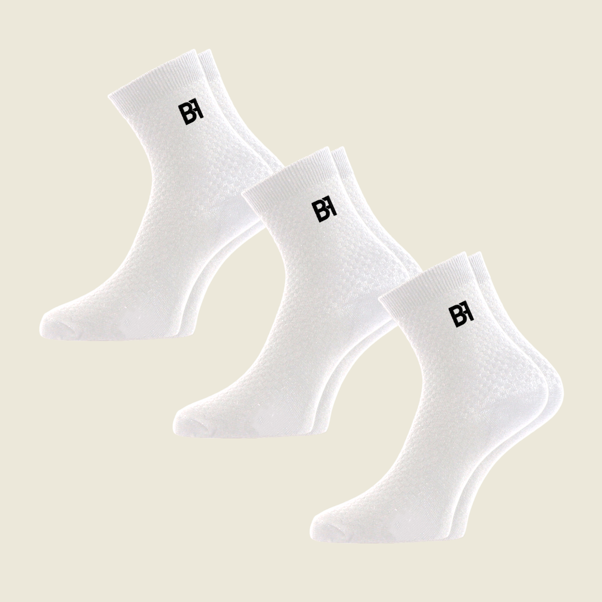 BIOFIT Bamboo Socks – The All White 3