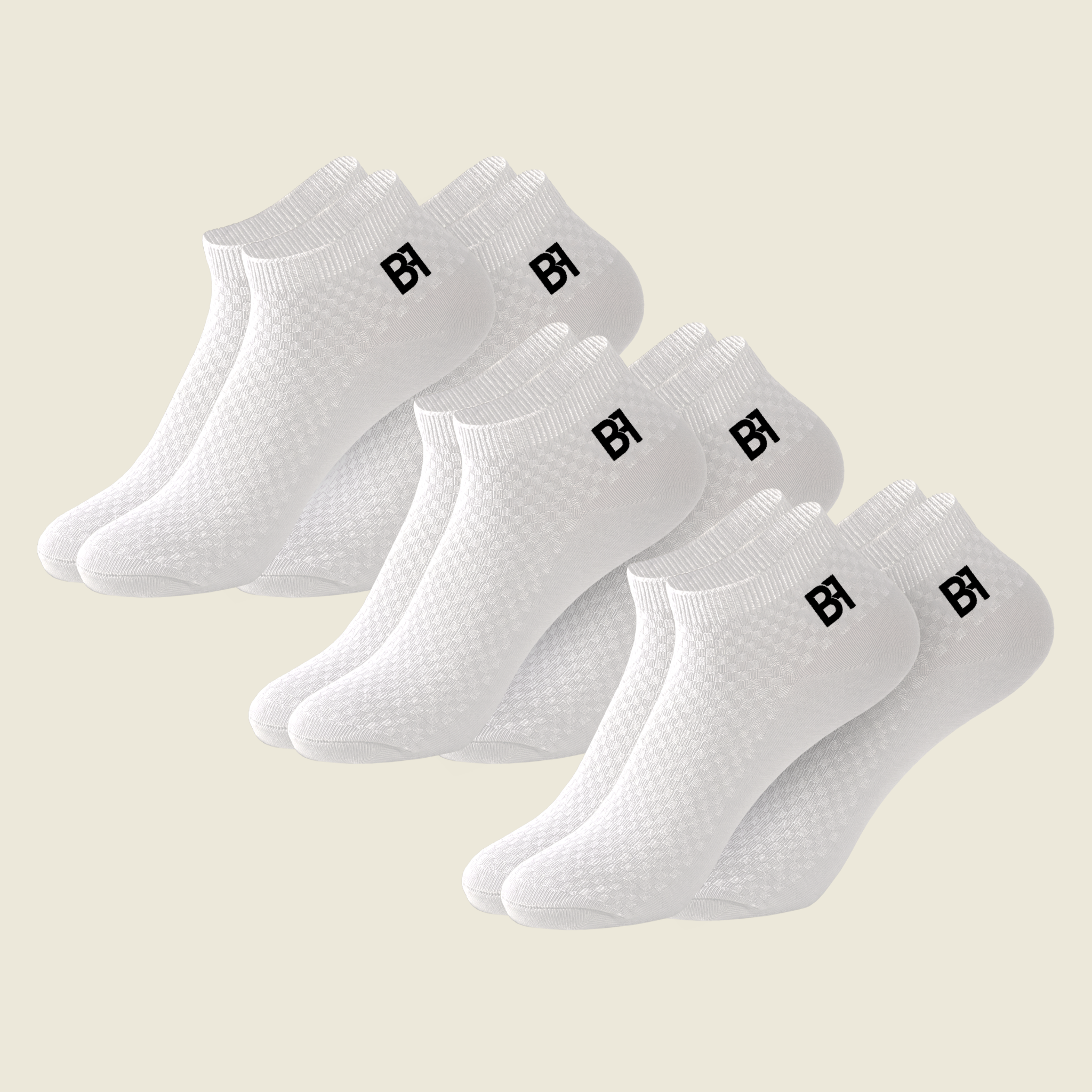 BIOFIT Bamboo Socks – The All White 6