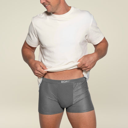 BIOFIT® Essentials Boxer Trunks 5-Pack Grey | + 5 FREE