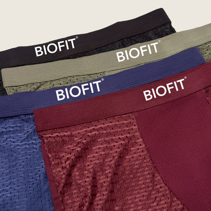 Pack de 10 bóxers de bambú BIOFIT® en color gris