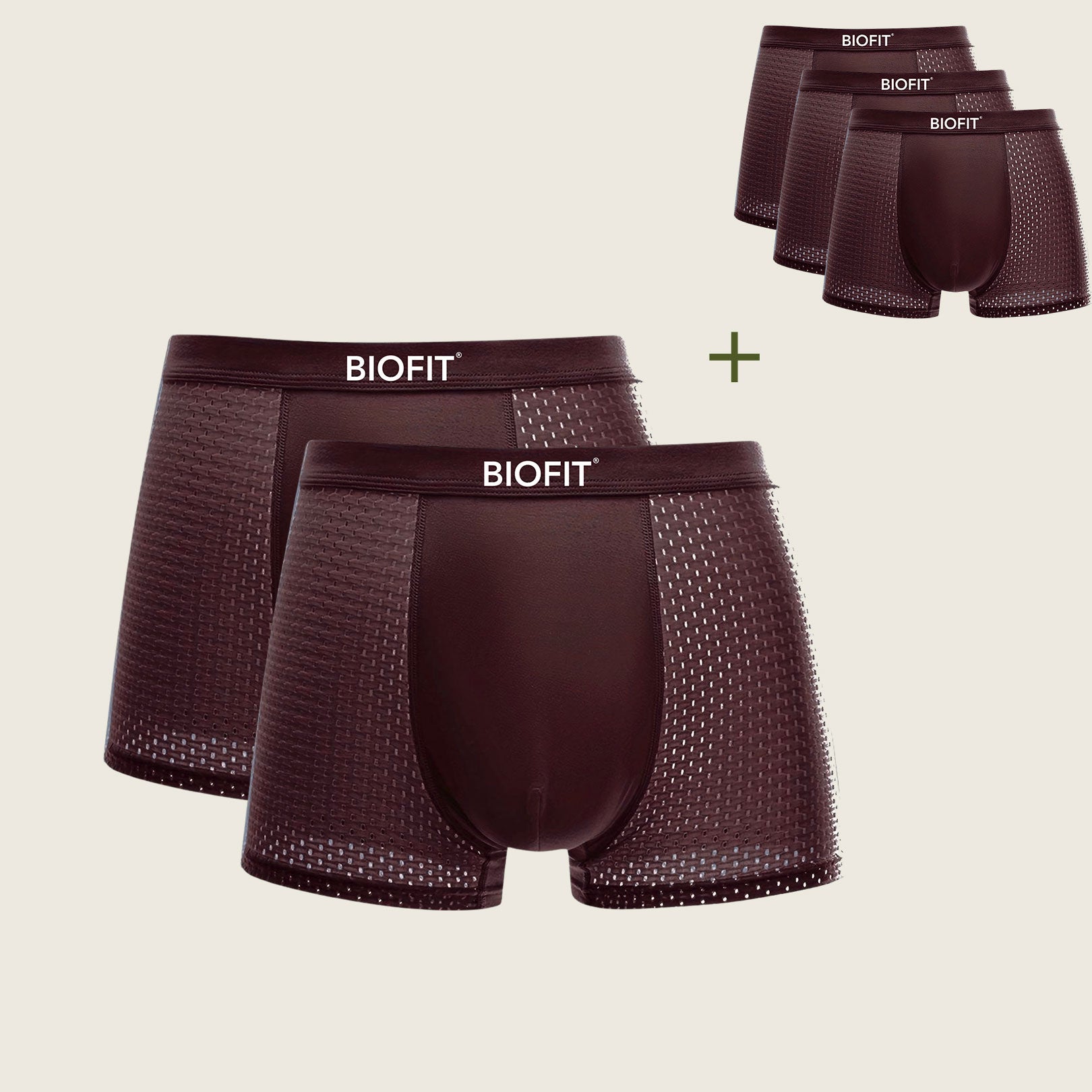 BIOFIT® Bamboo Boxers | Röd